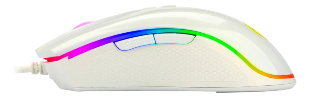 Mouse Gamer Redragon Cobra White no setup.